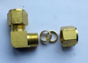 3/8 براس سمپیڑن Misting ٹی سیدھے اور کہنی کی متعلقہ اشیاء کی دوبد کولنگ سسٹم